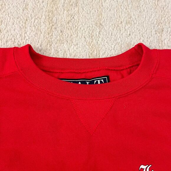 New Mens XL Indiana Hoosiers Galt Sand Printed Red Black Crewneck IU Official - Picture 5 of 8